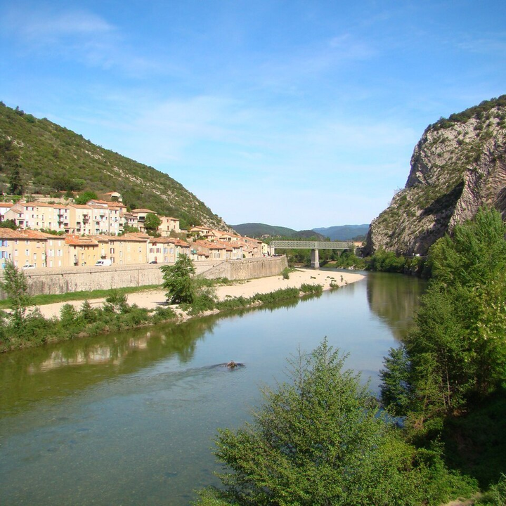 Scenic view of Anduze, France — home of the Anduze vase and La Poterie de la Madeleine.