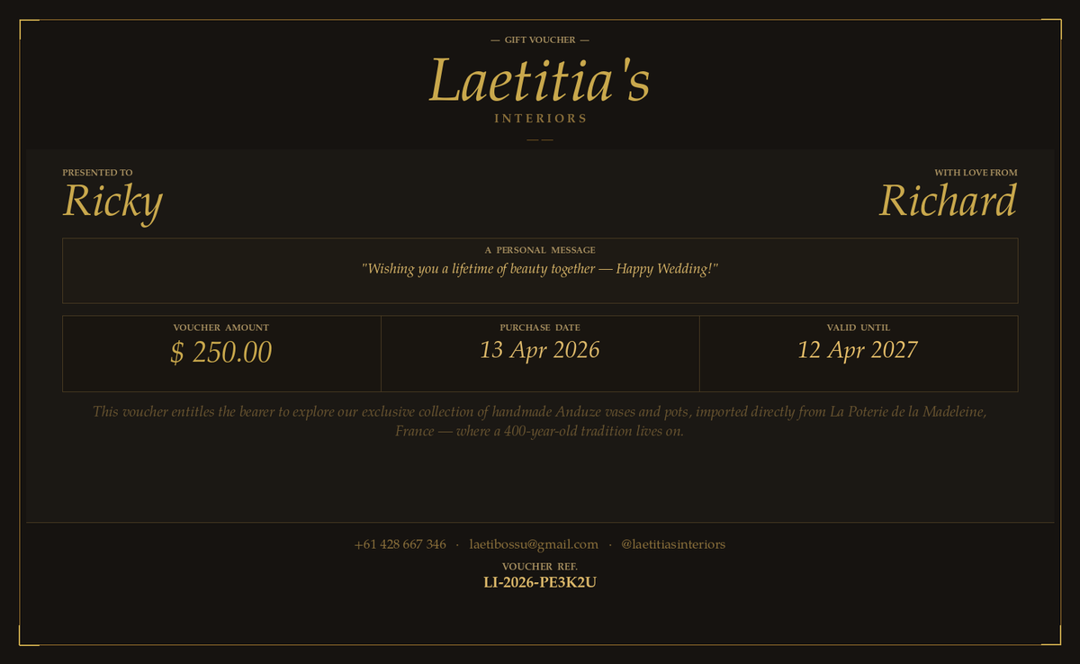 Gift Vouchers